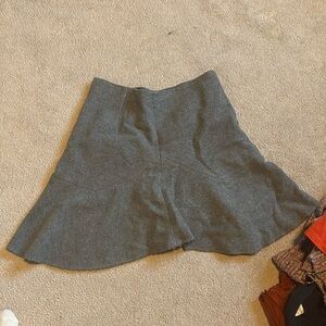 Madewell Wool Blend Atelier Flare A-Line Skirt 2